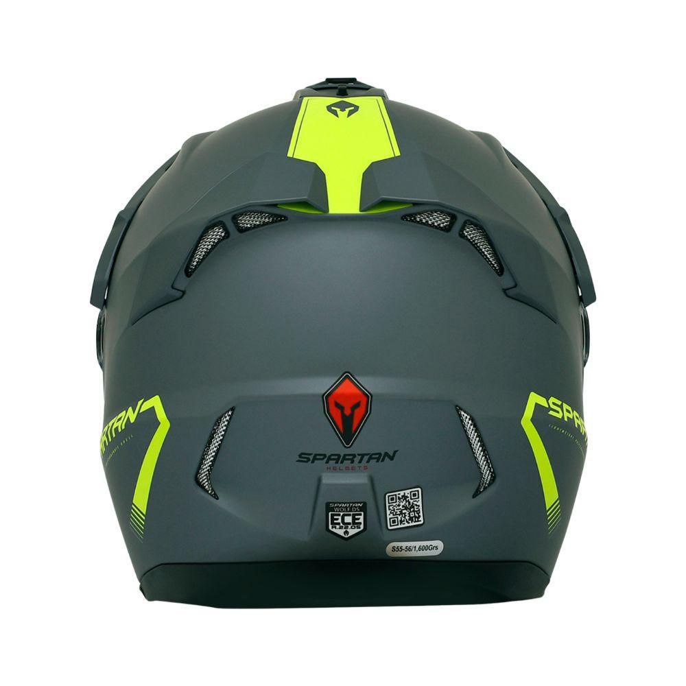 exito Casco para Moto SPARTAN Wolf Ds Solid