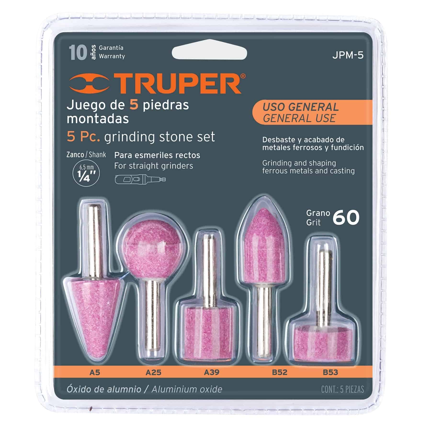 PUNTAS MONTADAS TRUPER JGO 5 pzas JPM-5 img #1