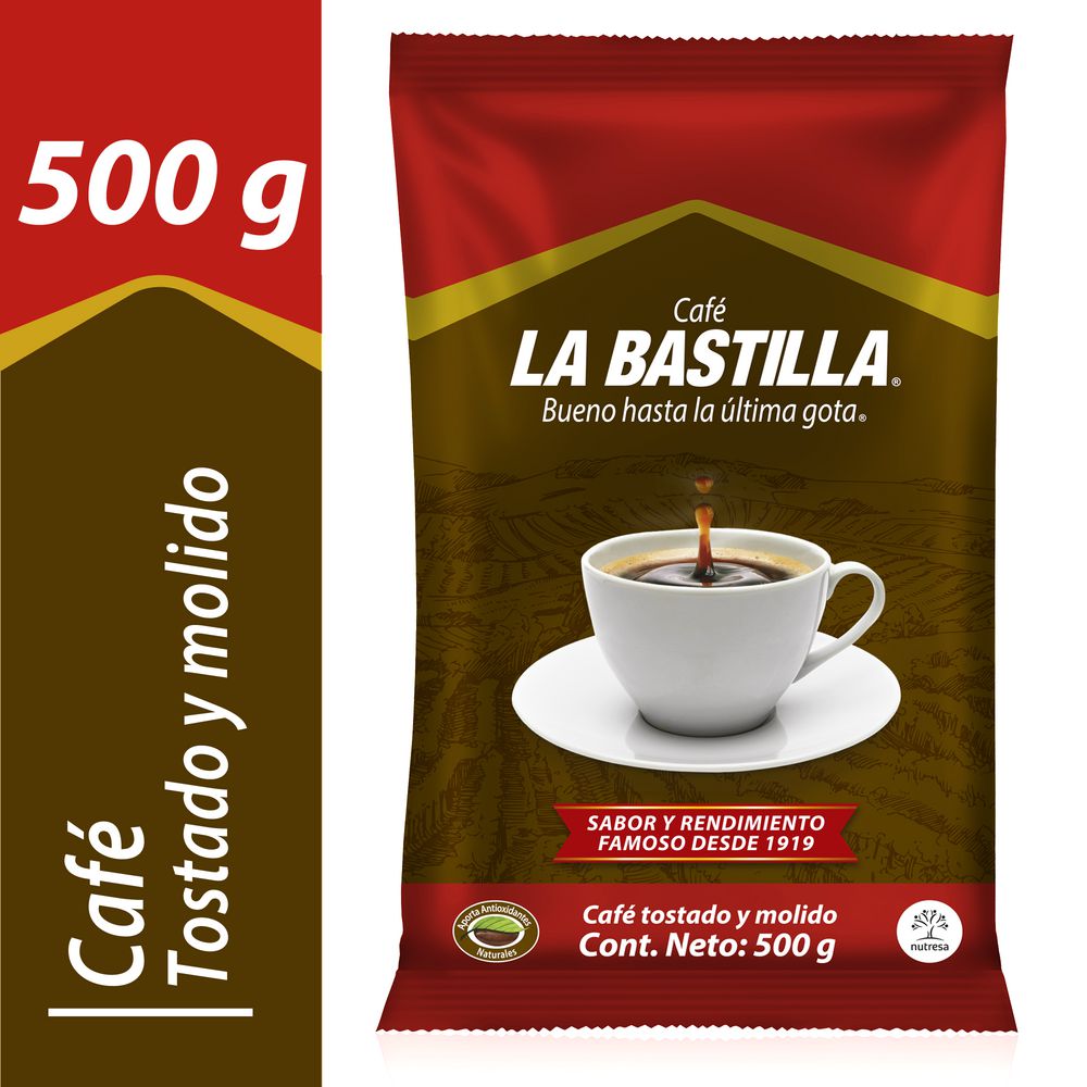 Café Tostado Y Molido Fuerte X 500 gr