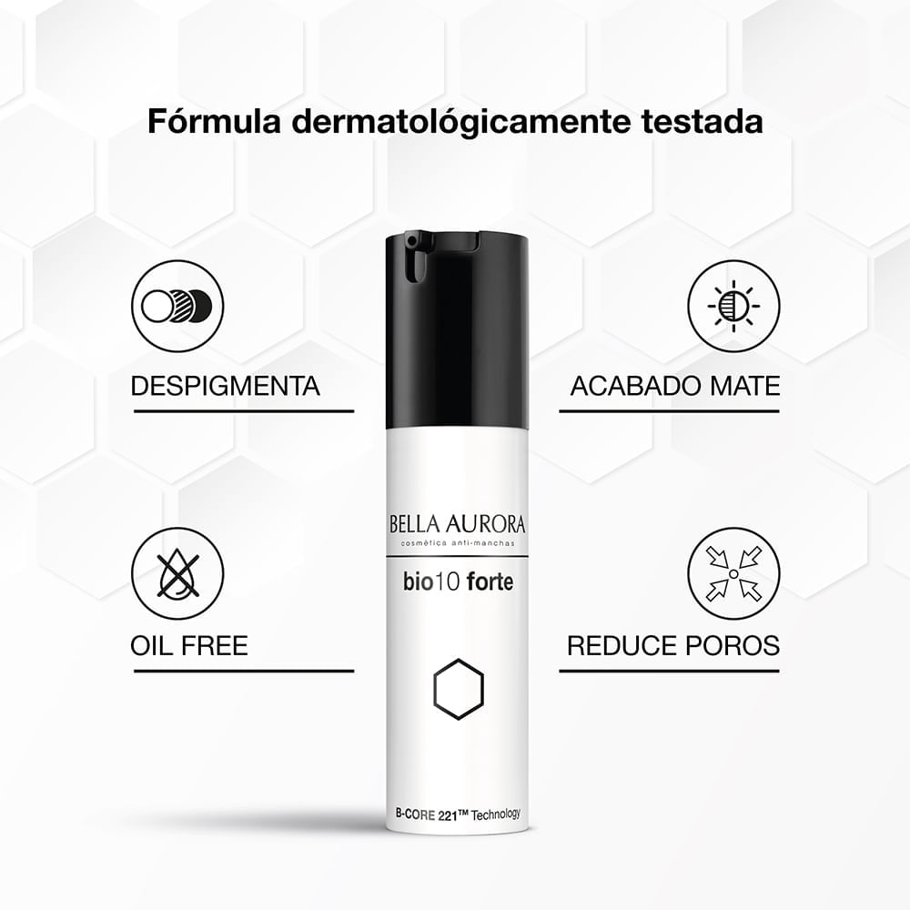 Bio 10 Forte Serum Despigmentante Intensivo Piel Mixta Grasa - Bella Aurora img #3