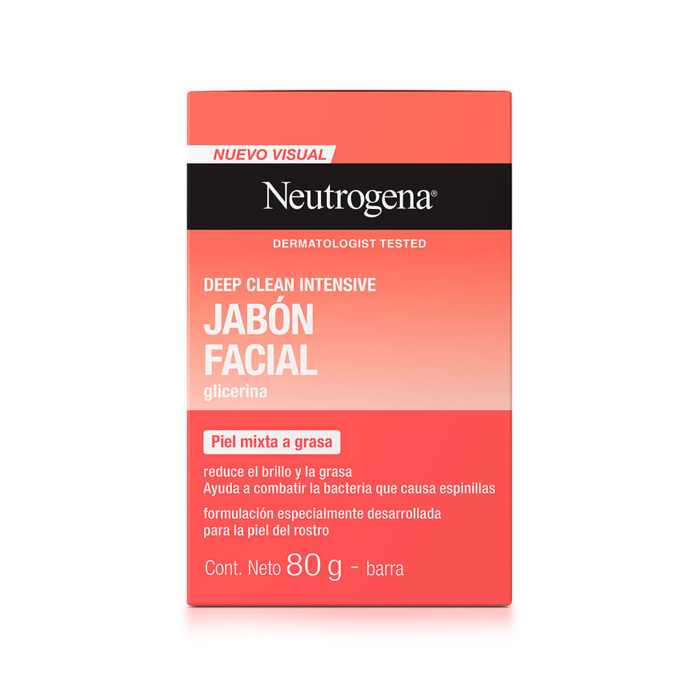 Jabón Facial Barra Deep Clean Intensive - Neutrogena img #1