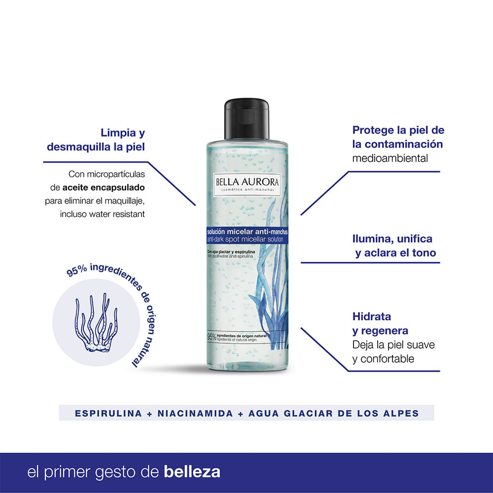 Solución Micelar Anti-Manchas - Bella Aurora img #2