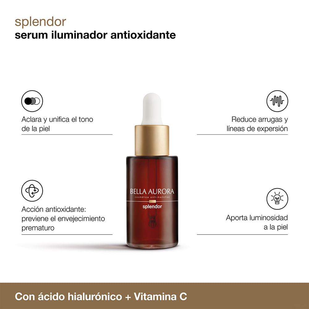 Splendor Serum Iluminador y Antioxidante - Bella Aurora img #2