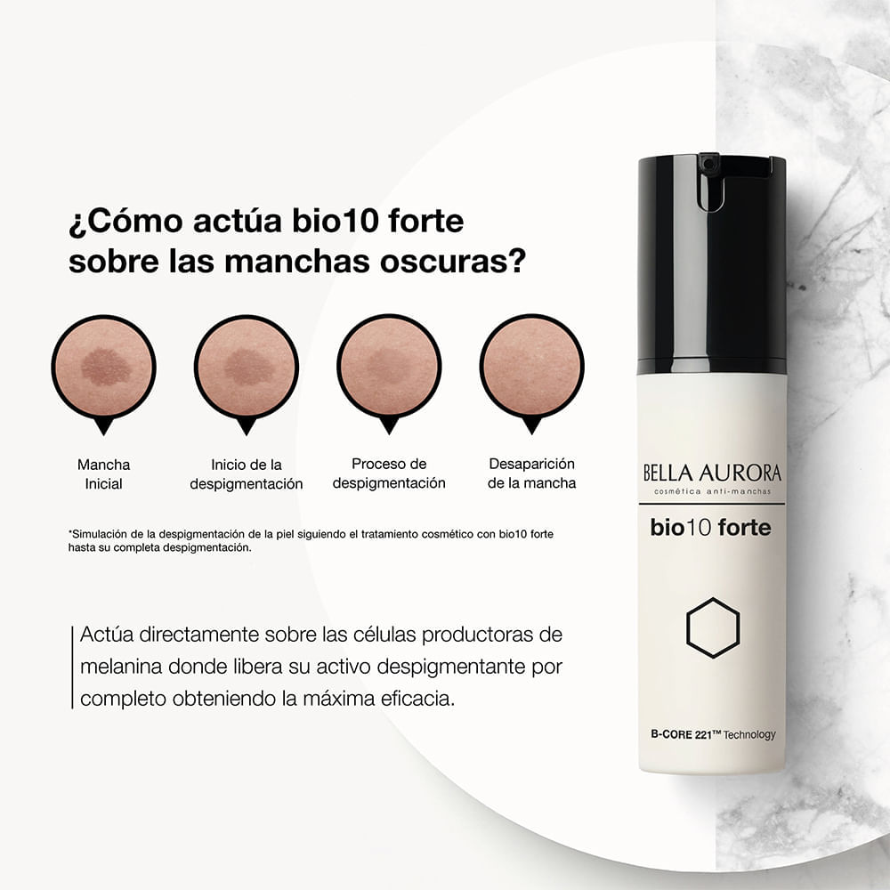 Bio Forte Serum Despigmentante Intensivo Piel Sensible - Bella Aurora img #2