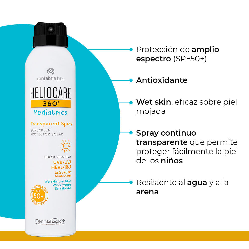 Heliocare 360 Pediatrics Spray SPF 50+ - Heliocare img #2