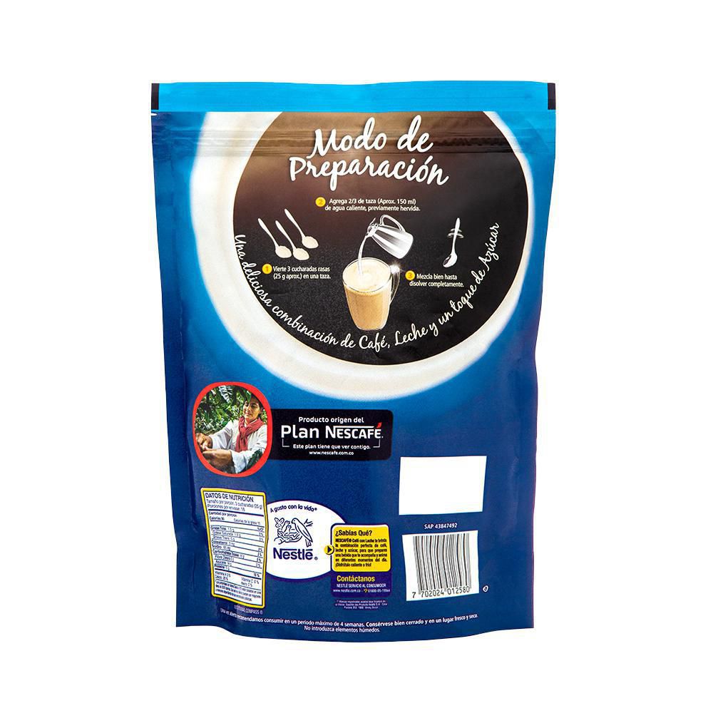 Nescafé café con leche bolsa 450 gr