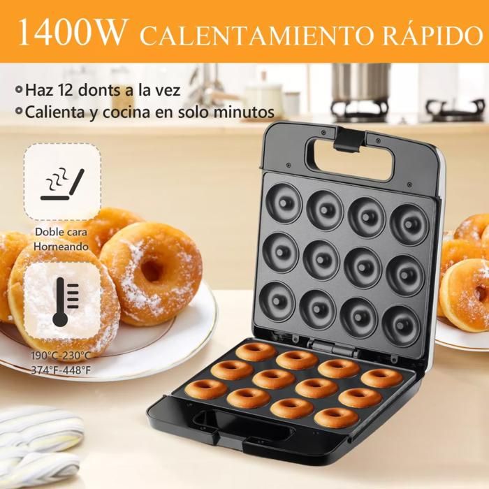 Máquina Para Hacer Mini Donas Rosquilla 7 Donas Raf Original – TecnoHogarJS