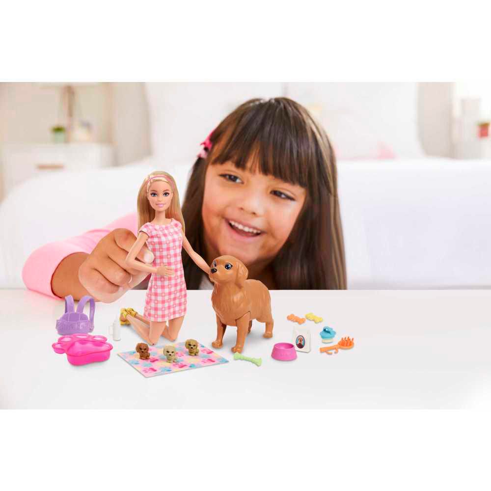 Muneca Cachorros Recien Nacidos BARBIE