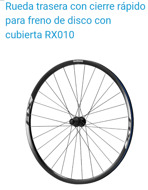 Ruedas Ruta Shimano Wh-rx010 10/11 Vel Disco img #4