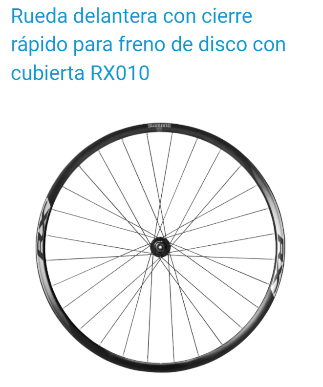 Ruedas Ruta Shimano Wh-rx010 10/11 Vel Disco img #3