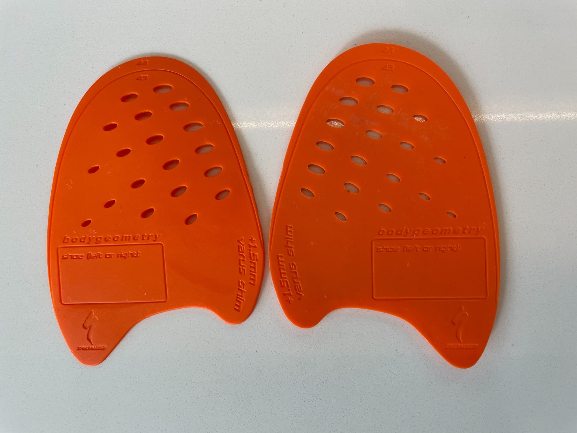 Plantillas Specialized Bg Internal Varus Wedge 2Pk Orange img #3