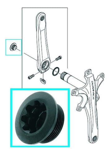Shimano Tornillo P/biela Fc-7900 img #1