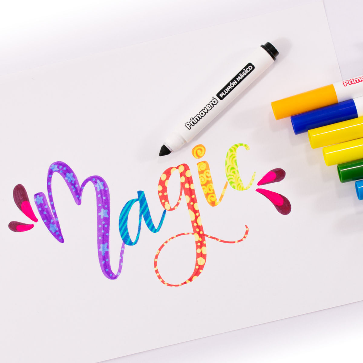 Marcadores Magicos Primavera X 8 Colores img #3