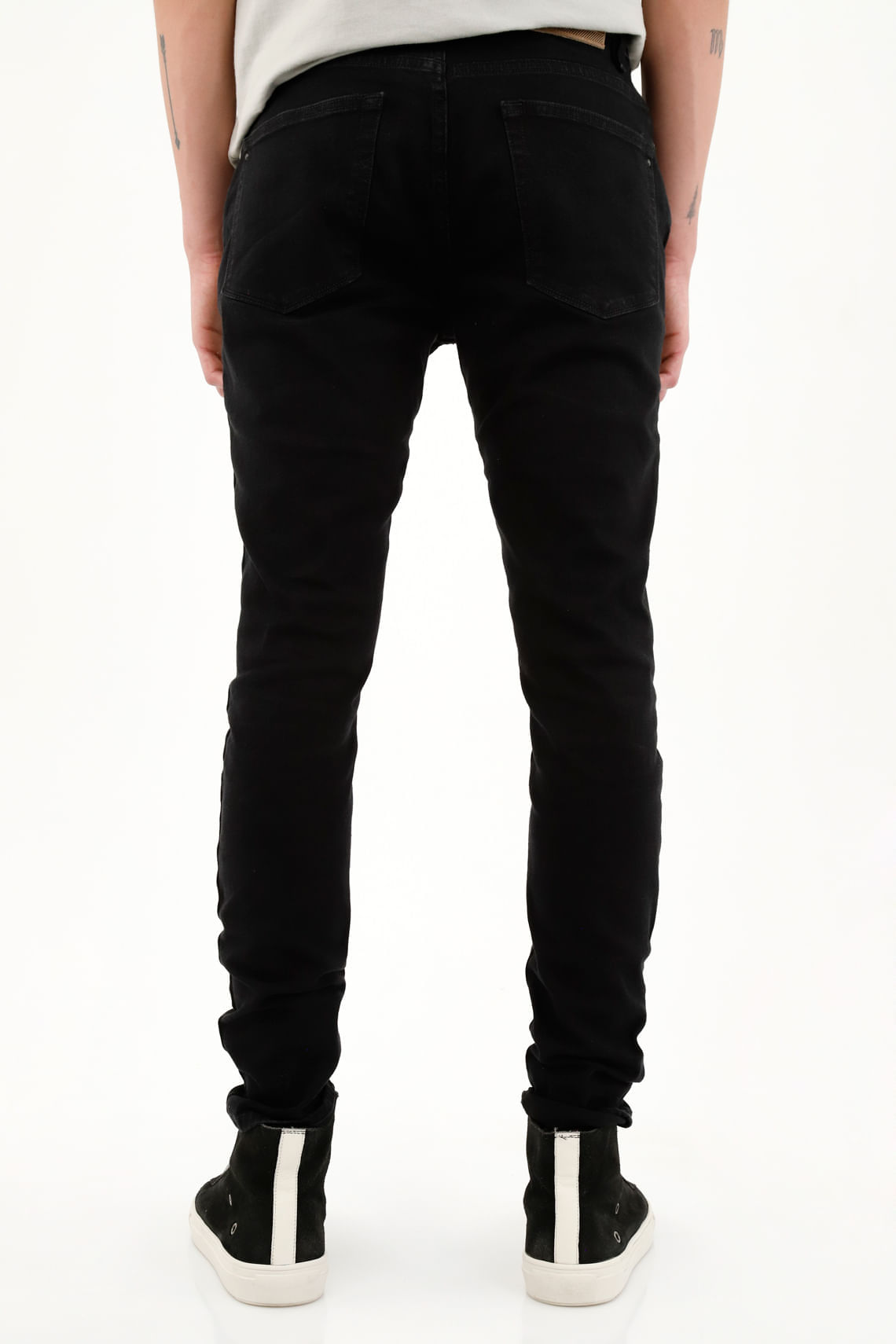 Slim Fit Jeans Super Skinny Negro Hombre Jean Negro Super Skinny