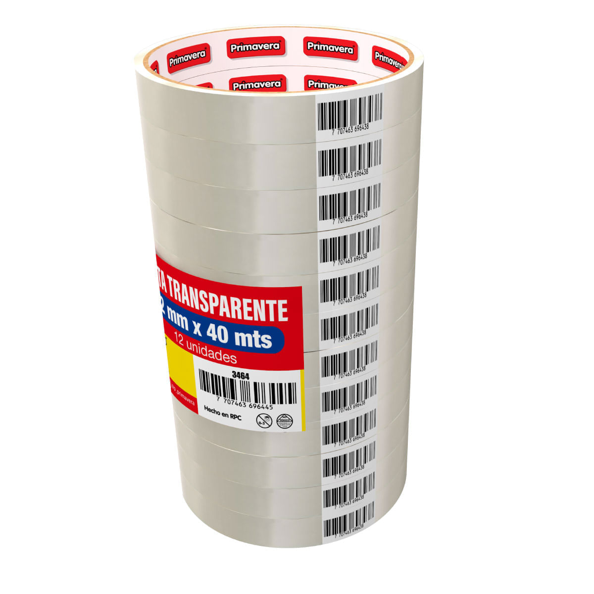 Cinta Transparente Primavera 12 mm. X 40 mts. - 12 Unidades img #1
