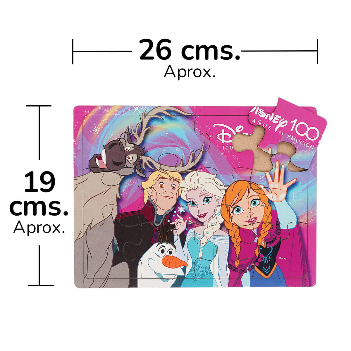Rompecabezas Frozen II Disney 100 - 12 Piezas img #2