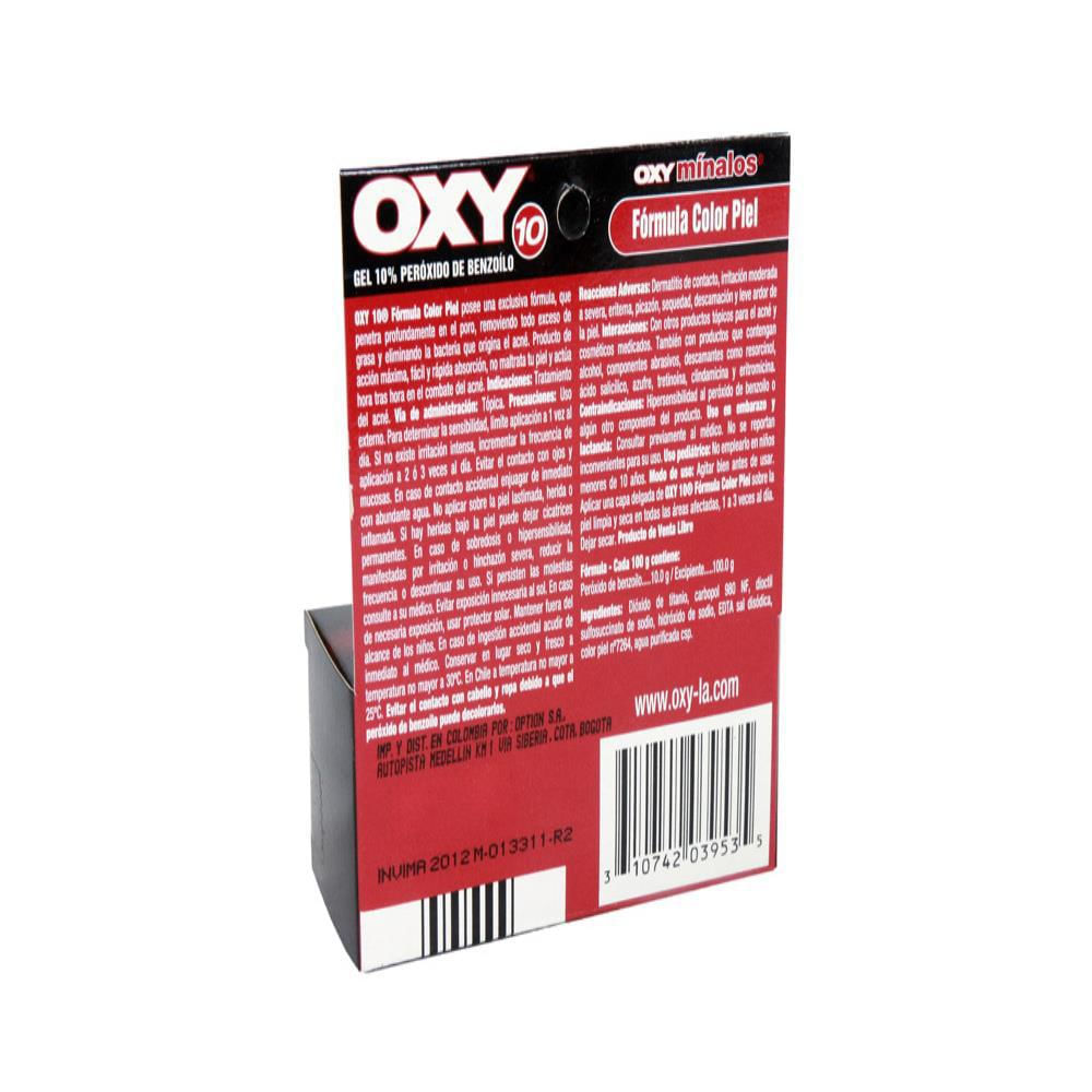 GEL OXY-10 FORMULA COLOR PIEL 10 % CAJA 30 G - Farmacia Pasteur -  Medicamentos y cuidado personal