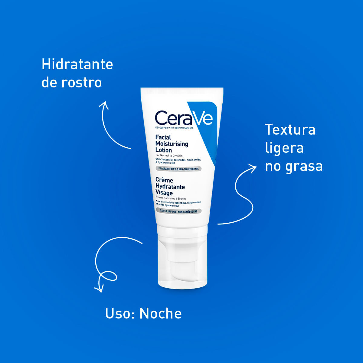 Loción Hidratante de Rostro - CeraVe img #2