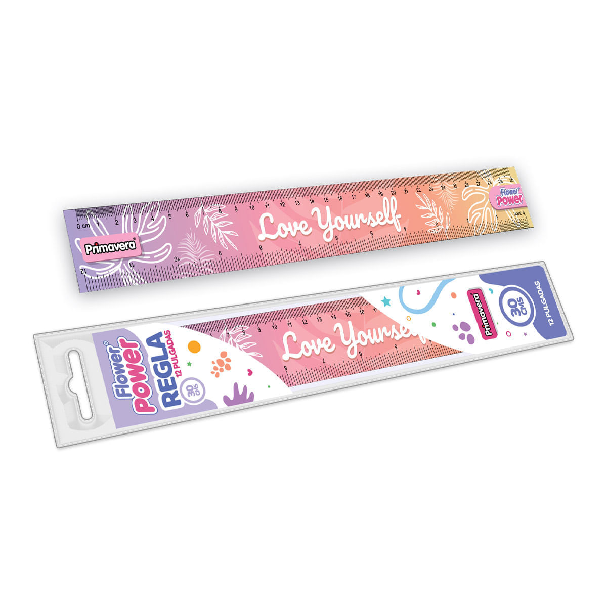 Regla Flower Power Love Yourself img #1