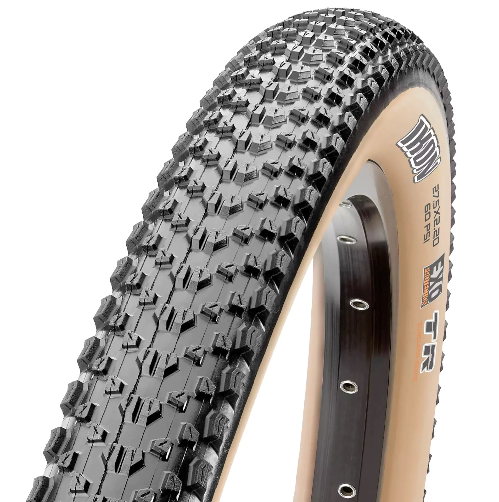 Llanta Maxxis Ikon 27.5X2.20-60Tpi 2C  EXO/TR/TW Tan Wall img #2