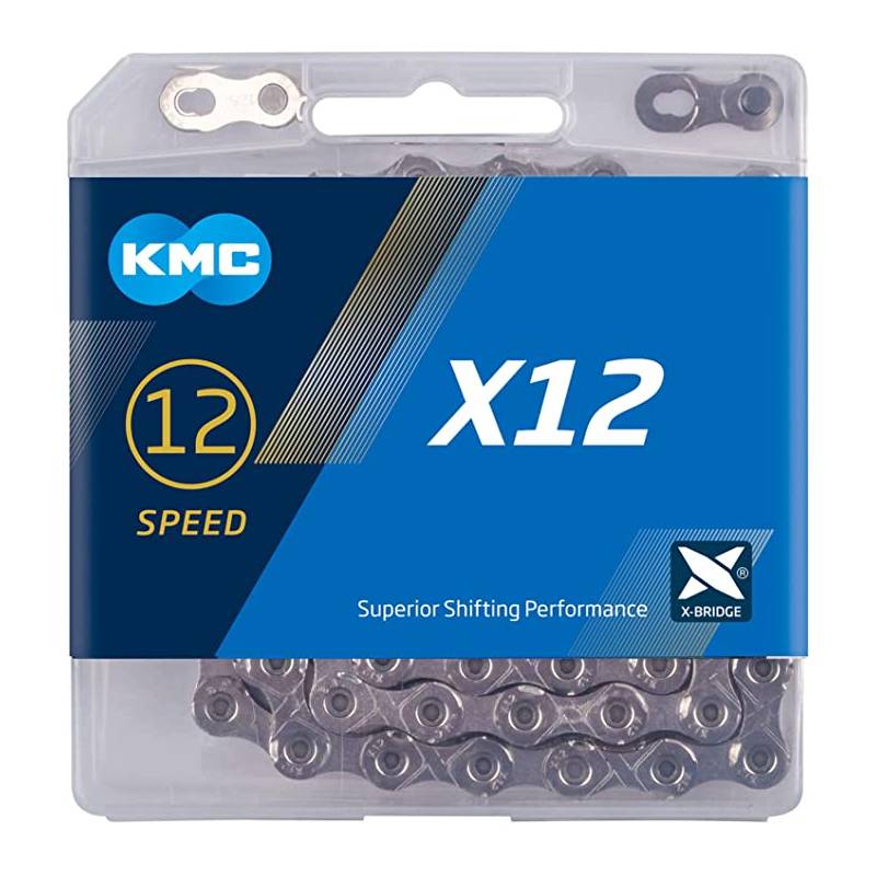 Cadenilla KMC 1/2 *11/128  126L X12 SILVER 12 velocidades img #1