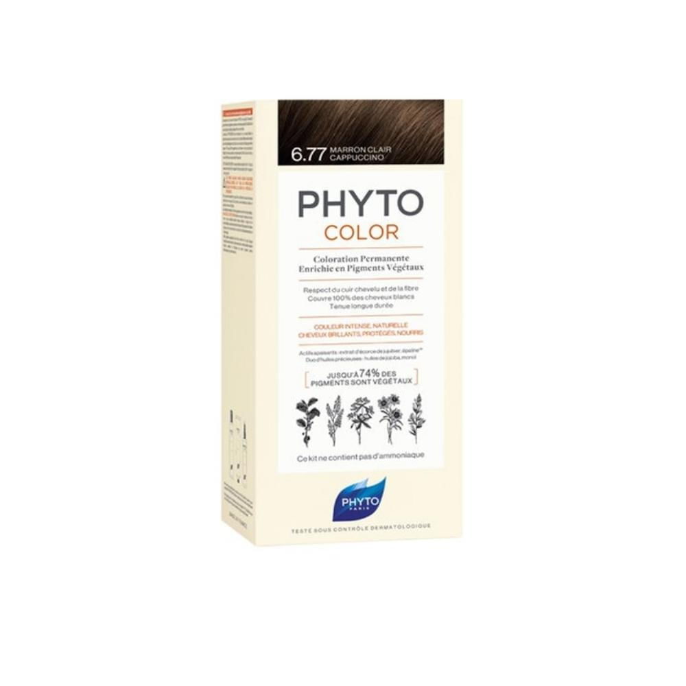 Phytocolor 6.77 Marrón Claro Capuchino - Phyto img #1