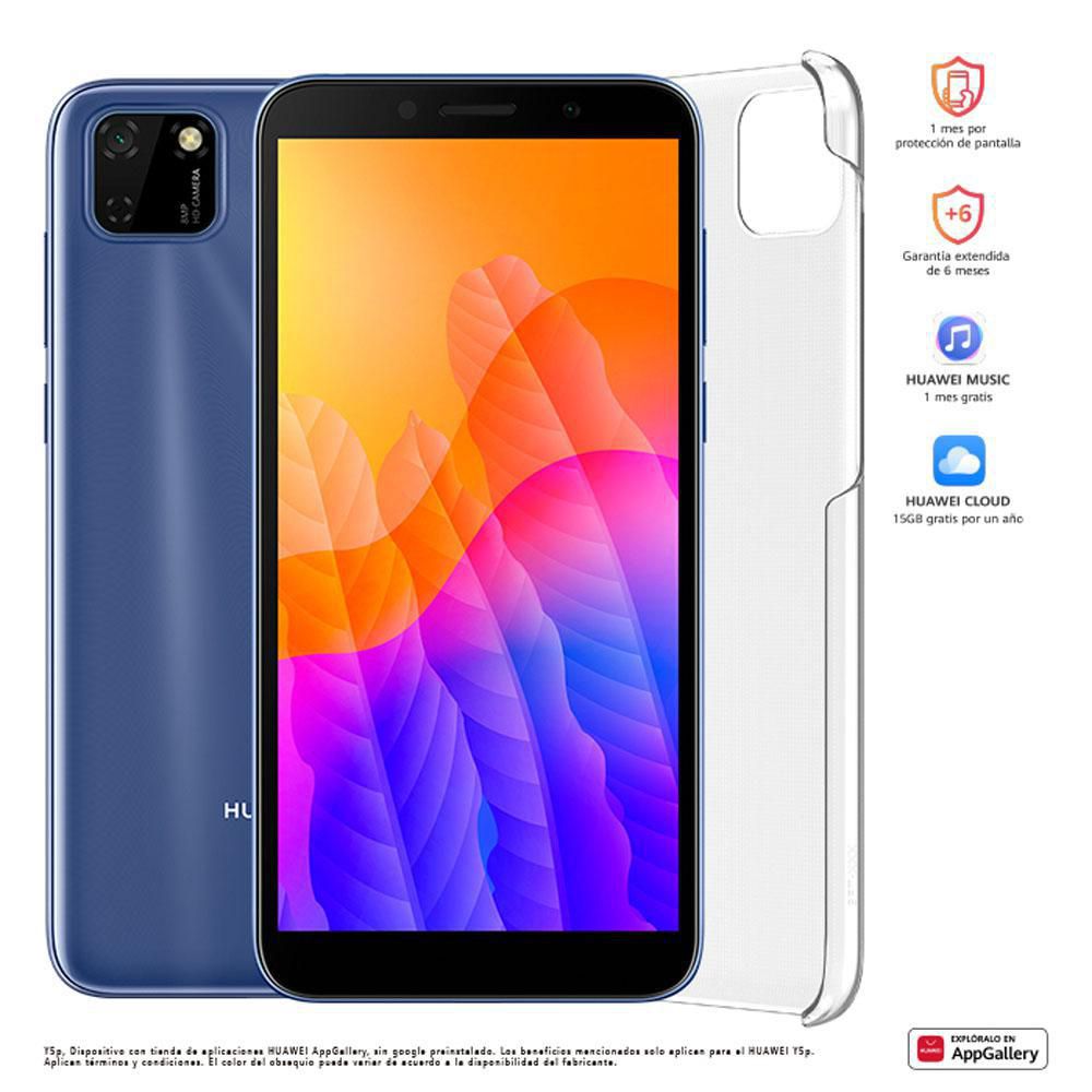 Celular Y5p 32GB Azul + Case con HMS HUAWEI Y5P - exito.com