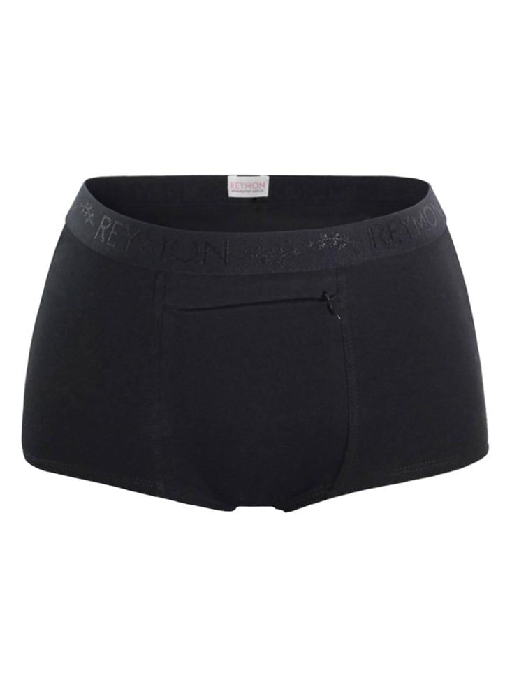 Bóxer En Algodón Con Bolsillo De Seguridad Para Muje Éxito