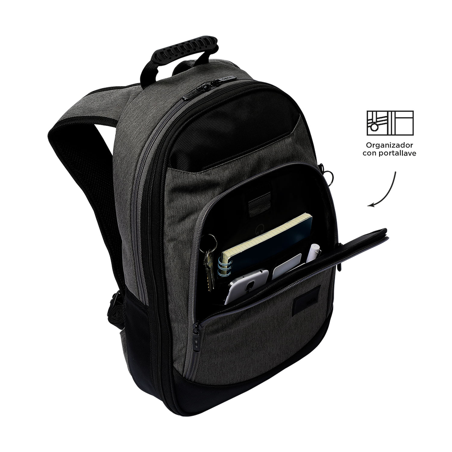 Morral ejecutivo hombre sale