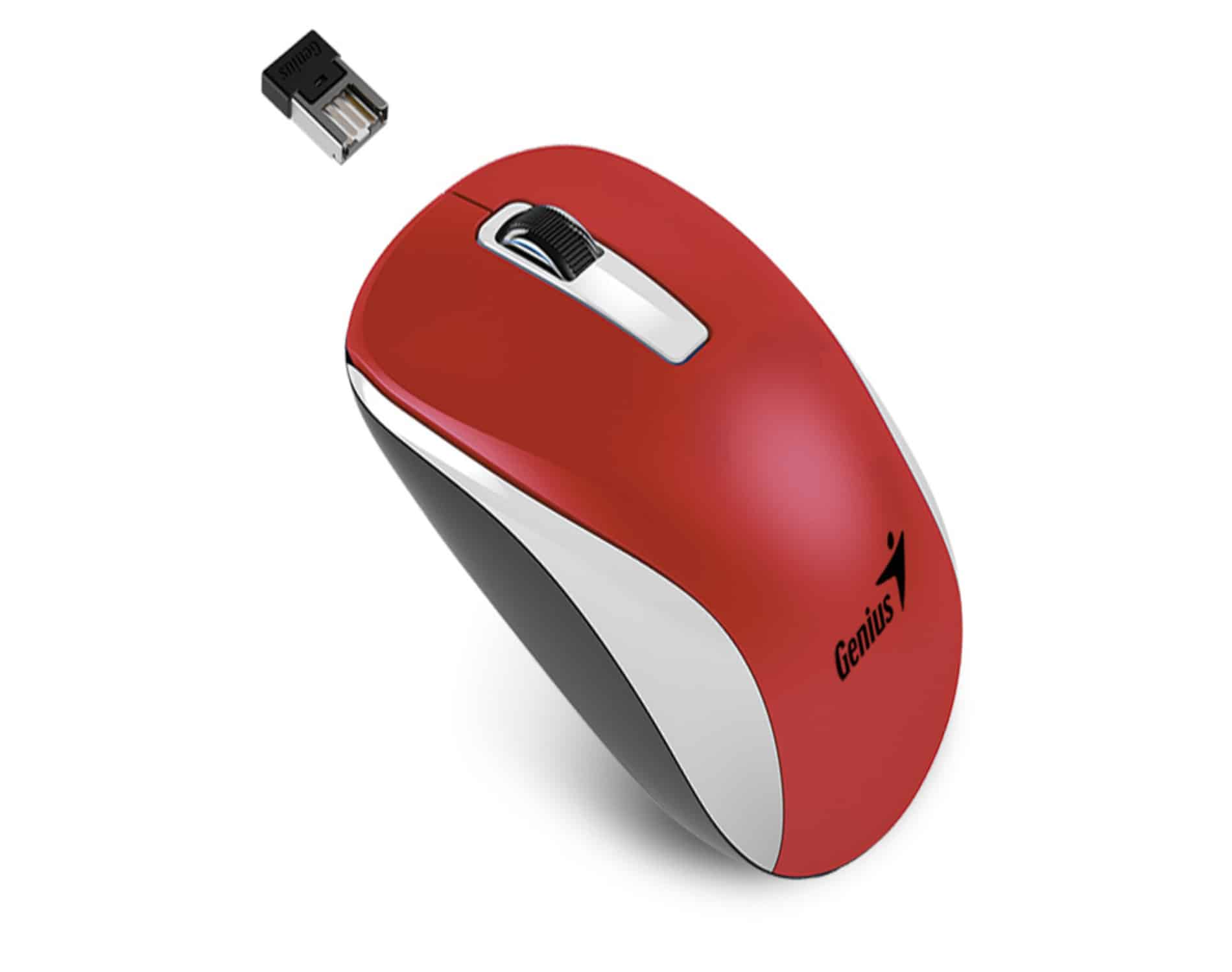 Mouse Inalámbrico NX-7010 2.4 GHz Genius Rojo img #1