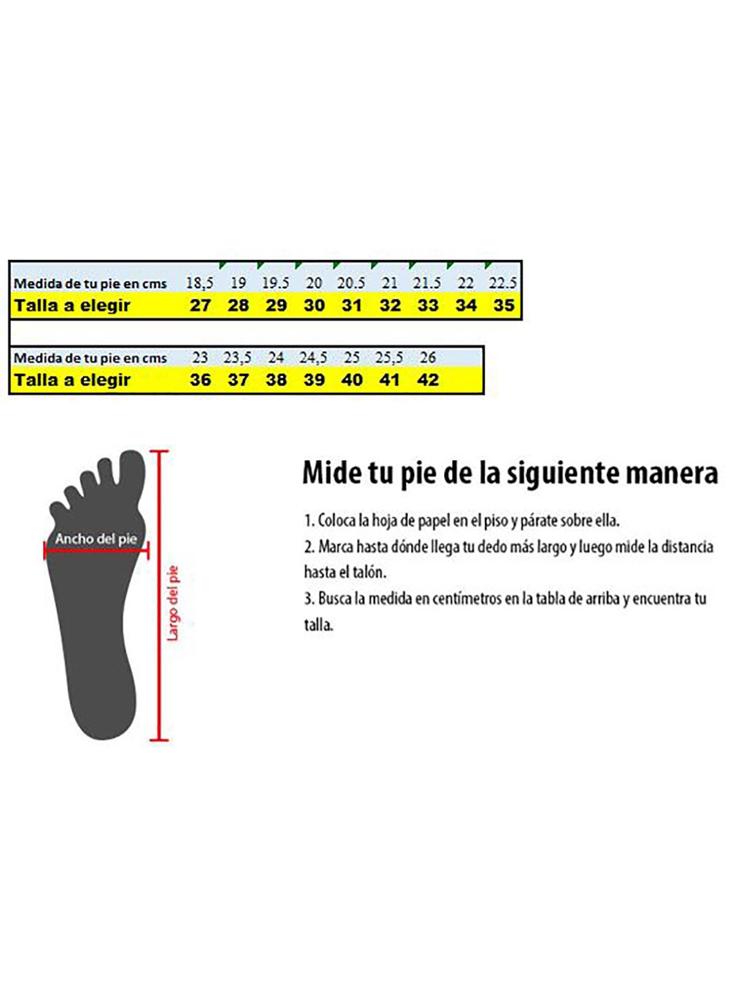 Talles 23 Centimetros En Zapatos A Cm Talla Americano Talla De