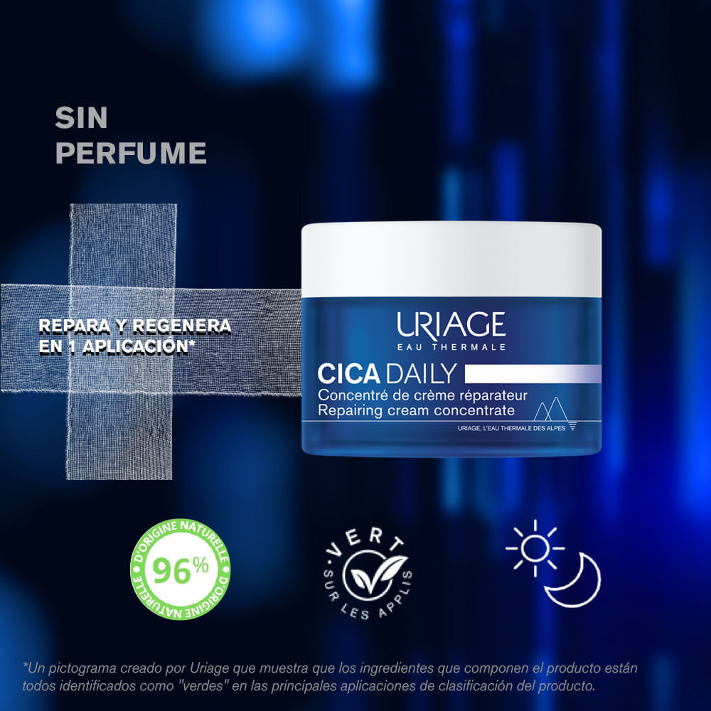 Cica Daily Repairing Cream Concentrate - Uriage img #4