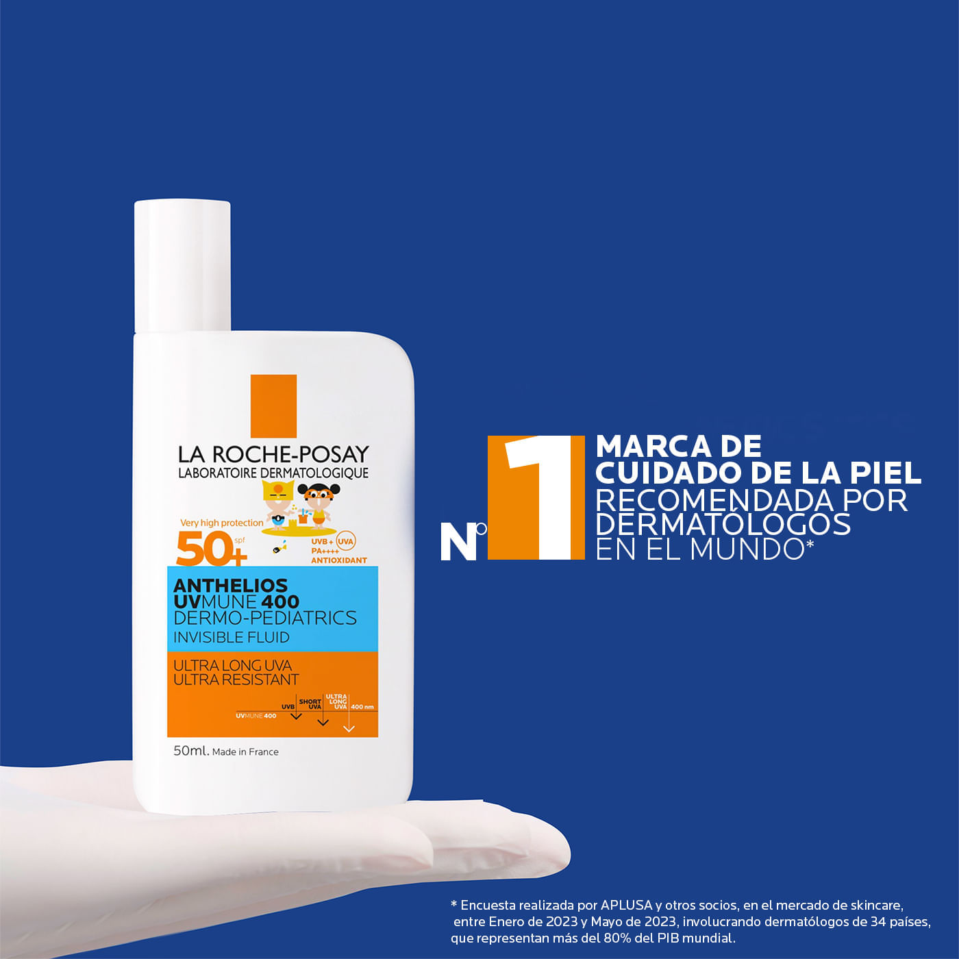 Anthelios UvMune 400 Fluido Dermopediatrico - La Roche Posay img #3
