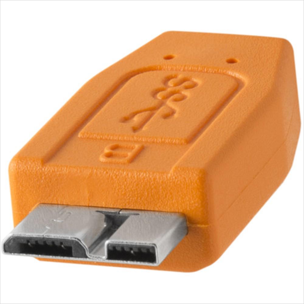 Cable Tetherpro Usb 3.0 A Micro B (4.6M) Naranja img #3