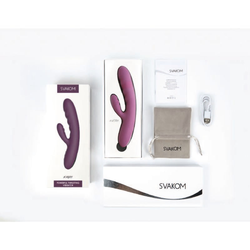 Vibrador avery morado img #5