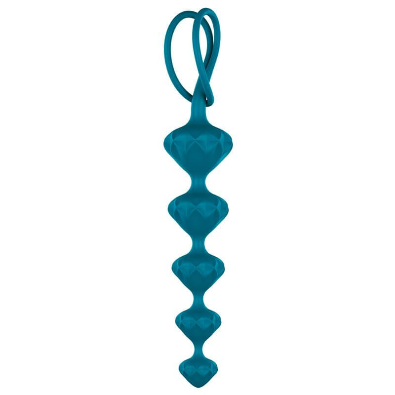Satisfyer love beads - set de plugs anales azul img #4