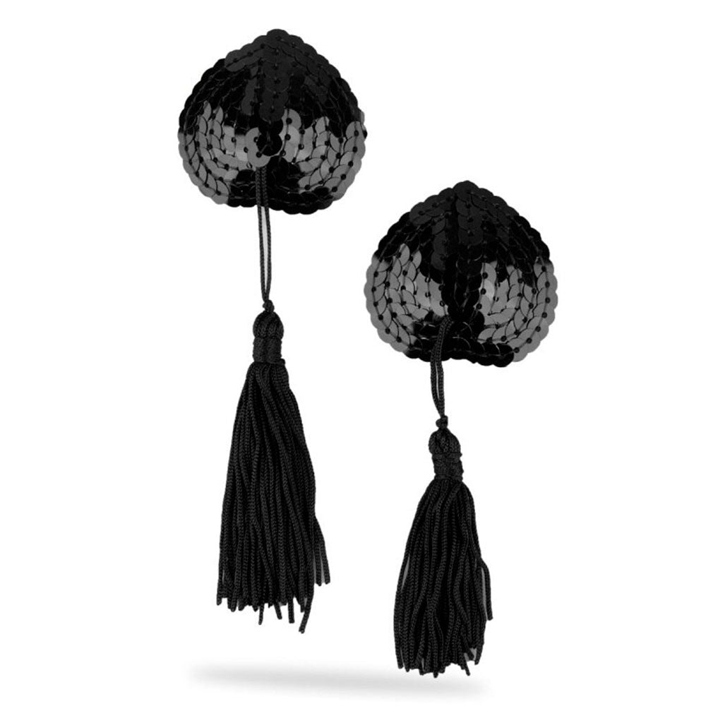 Pezonera erotica con lentejuelas negras camtoyz img #1