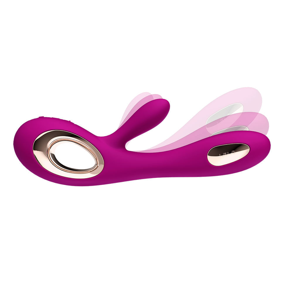 Vibrador rabbit soraya wave lelo morado img #3