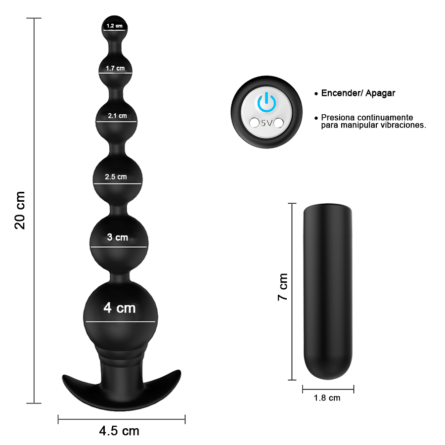 Bolas anales con vibracion tower shande img #2