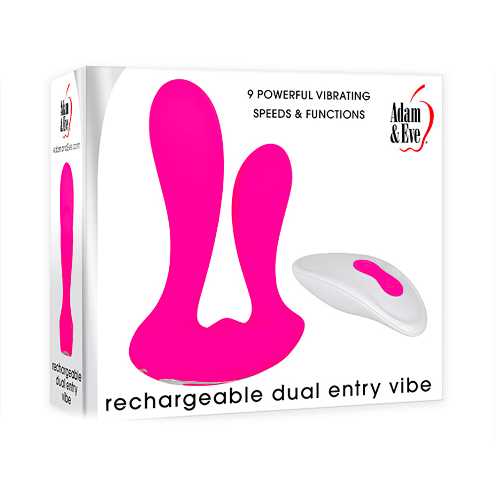 Vibrador dual recargable adam & eve img #2