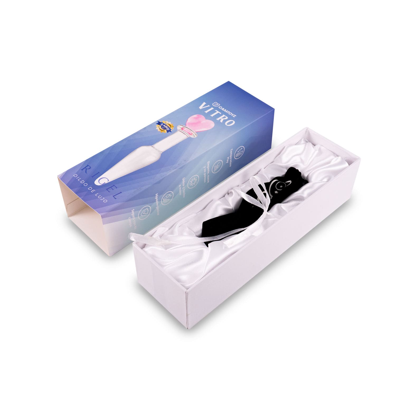 Vitro dildo de vidrio rigel img #2