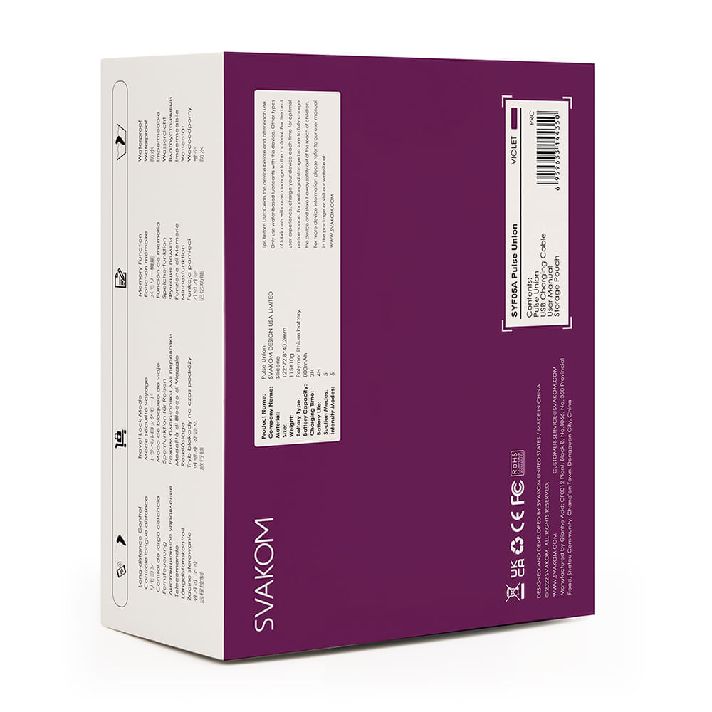 Succionador de clitoris svakom pulse union img #6