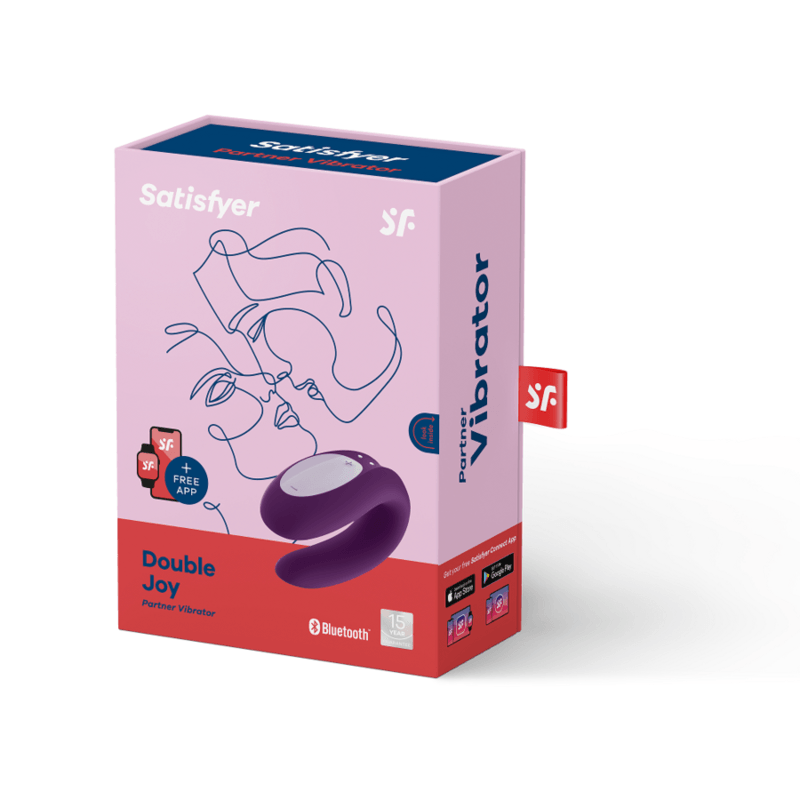 Vibrador double satisfyer joy morado img #2