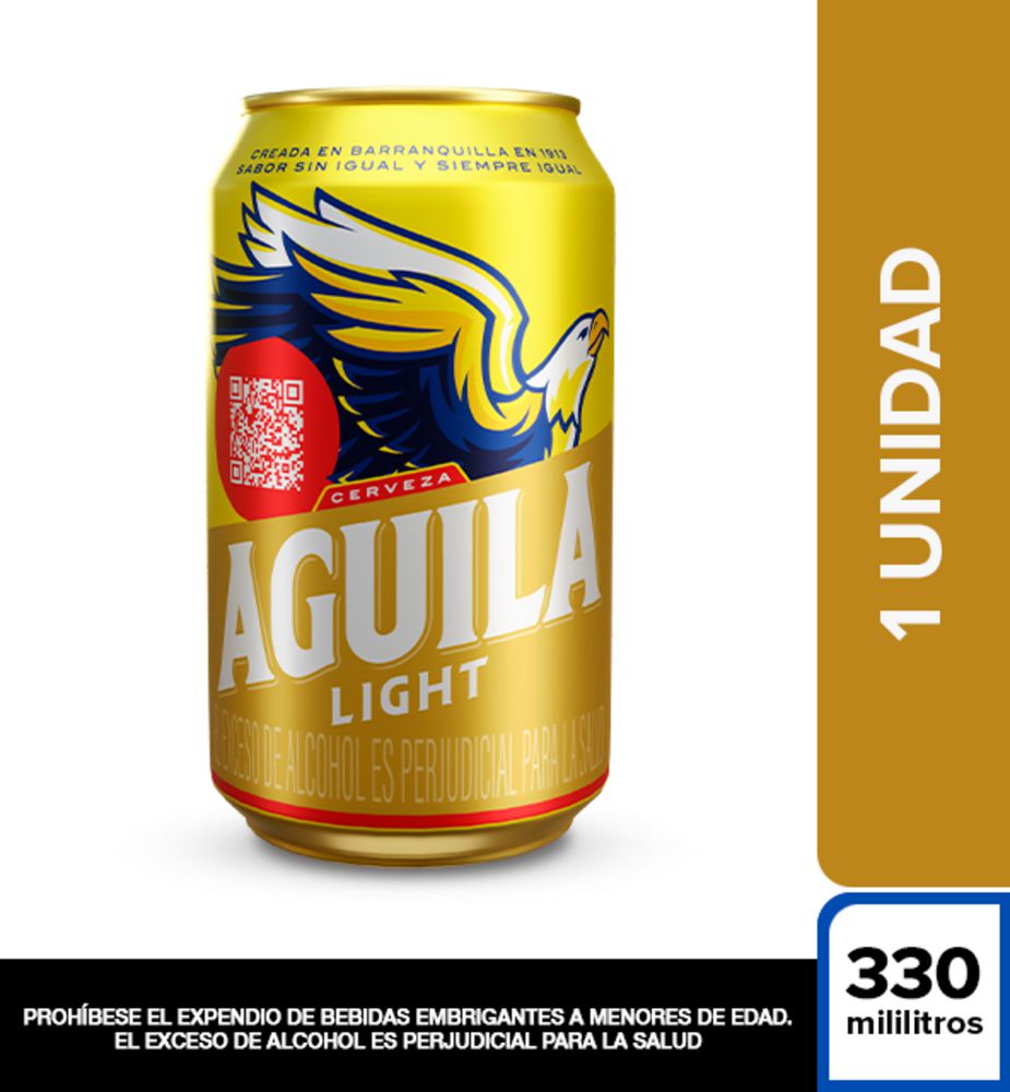 Cerveza Aguila Ligth Lata