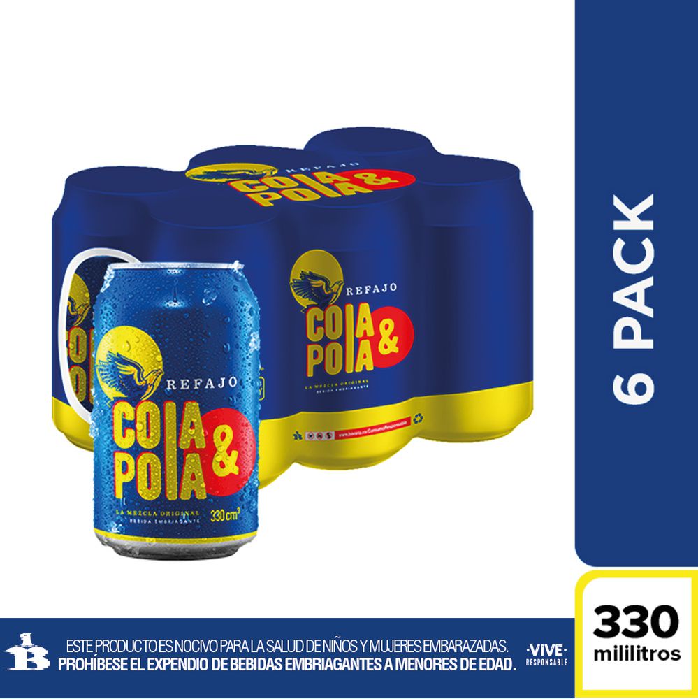 Cola y Pola Lata x6