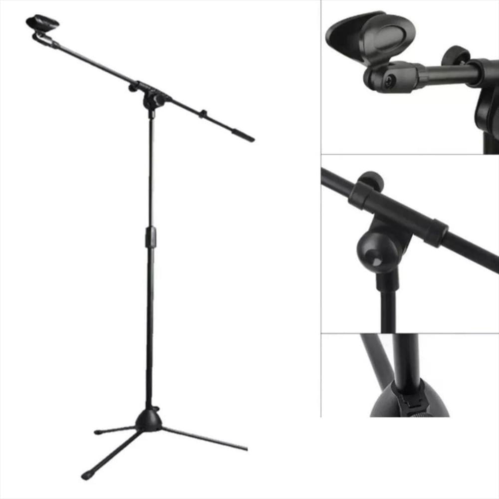 Base Grande Atril Para Microfono Stand Wd 901 Con Boom img #1