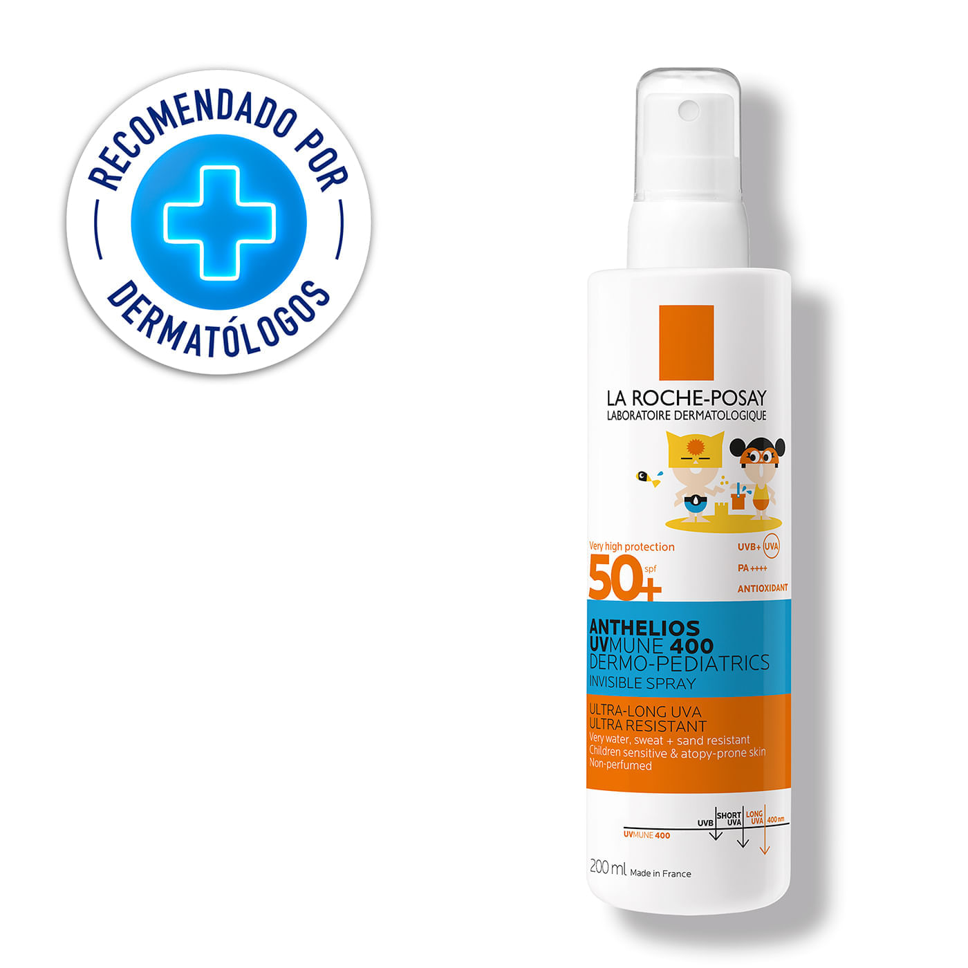 Anthelios UvMune 400 Dermopediátrico Spray Invisible - La Roche Posay img #1