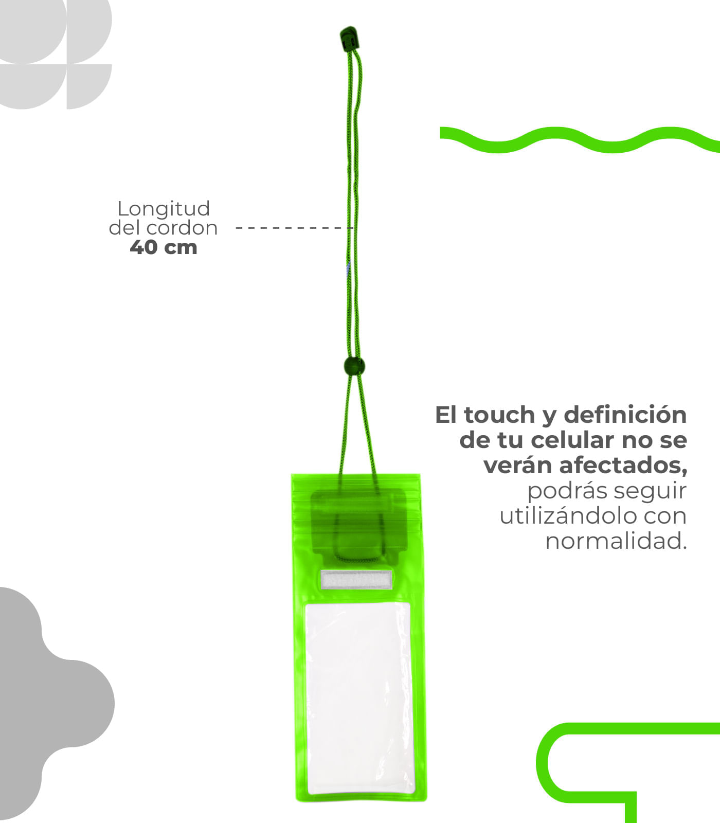 Bolsa de Agua Sumergible Verde img #3
