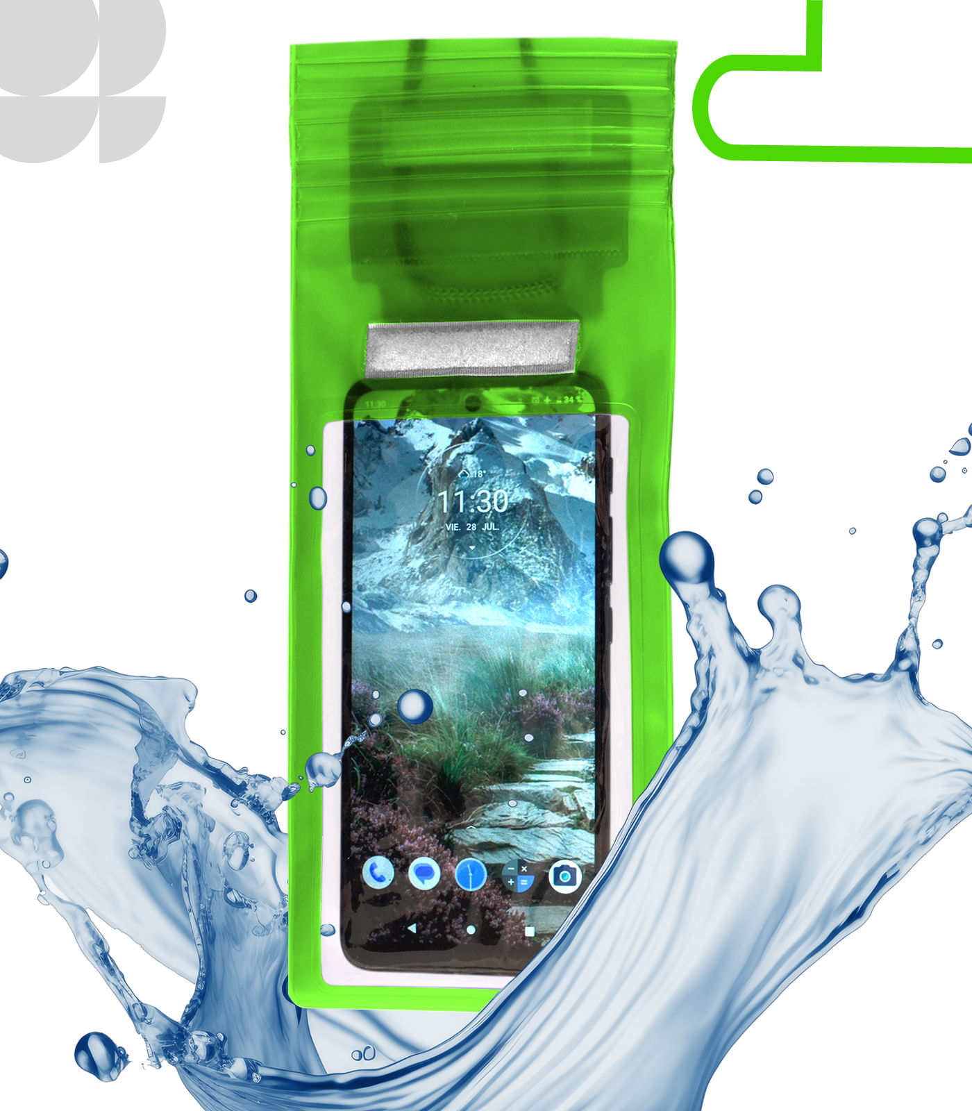 Bolsa de Agua Sumergible Verde img #2