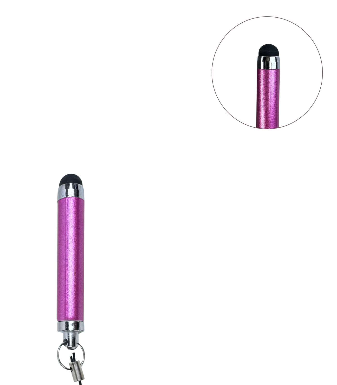 Lapiz Retractil Para Pantalla Color Fucsia img #2